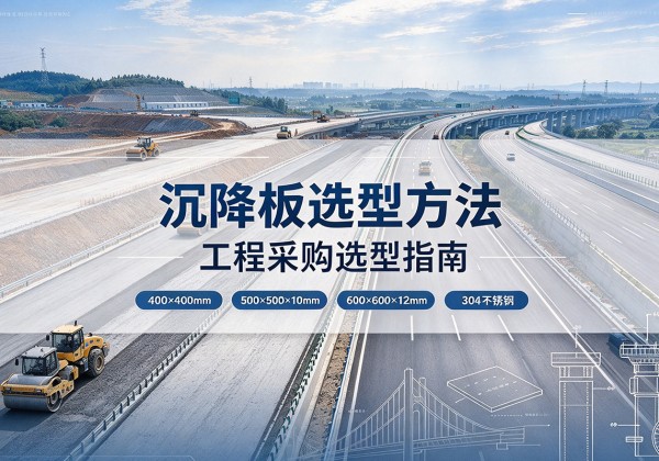郓城沉降板选择方法